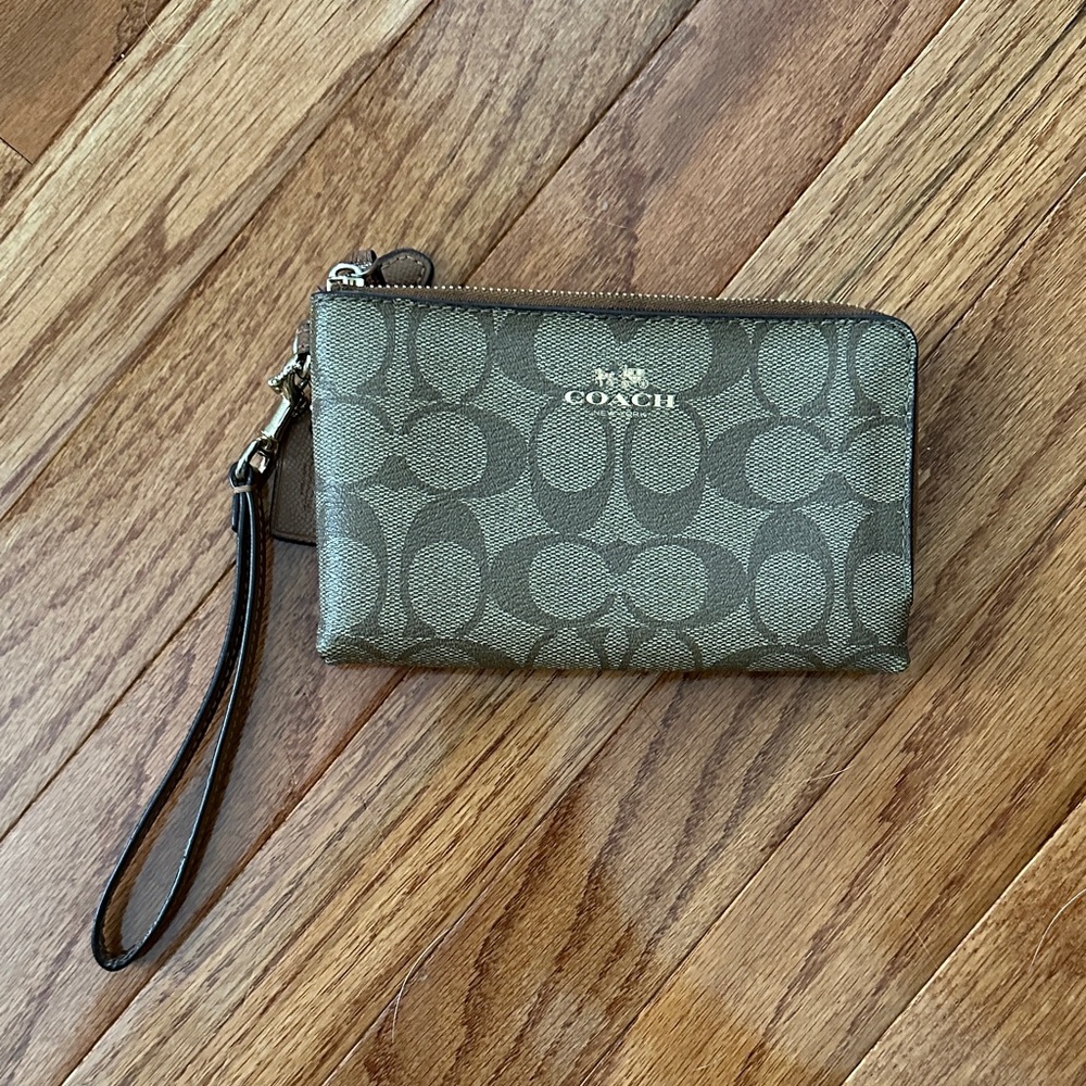 Coach Signature Wristlet